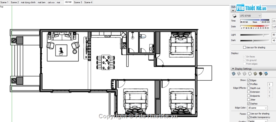 Biệt thự vườn,cad biệt thự 1 tầng,su biệt thự 1 tầng